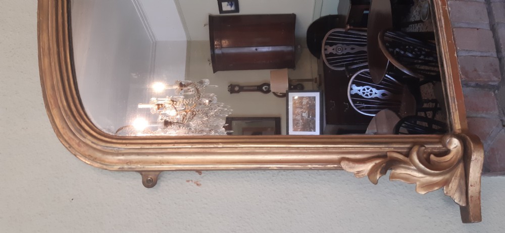 Victorian giltwood overmantle mirror View VI