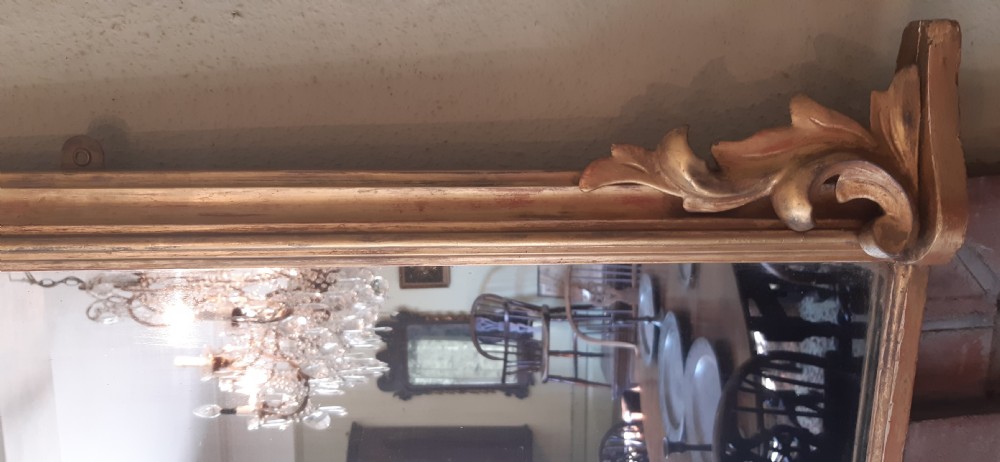 Victorian giltwood overmantle mirror View VII