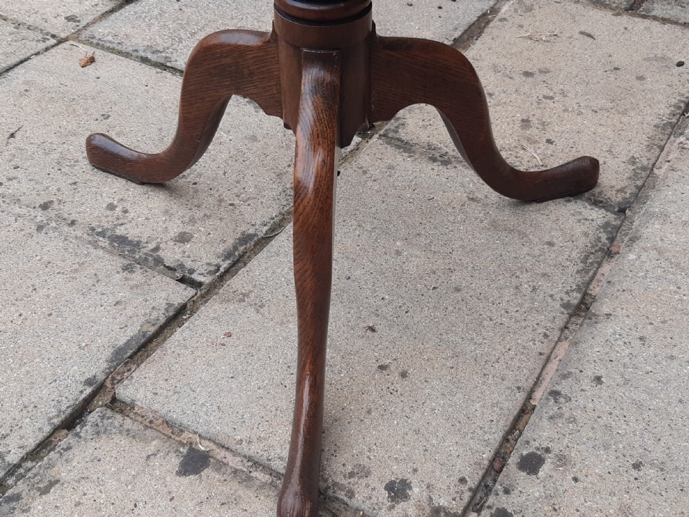 Oak tripod wine table early 19th century  View VII