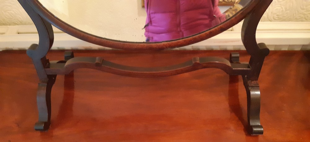 Mahogany dressing table mirror View VI