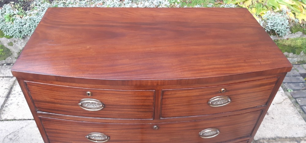 Small bow front chest of drawers  View II