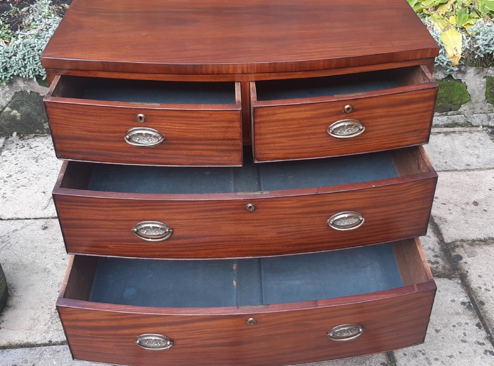 Small bow front chest of drawers  View III