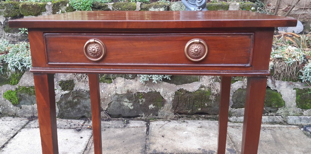 Small Georgian mahogany side table  View II