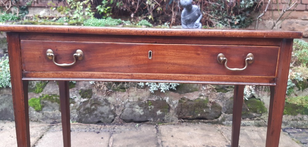 Georgian mahogany side table View IV