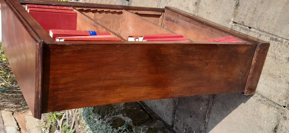 Mahogany bookcase open View IV