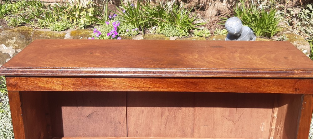 Mahogany bookcase open View V