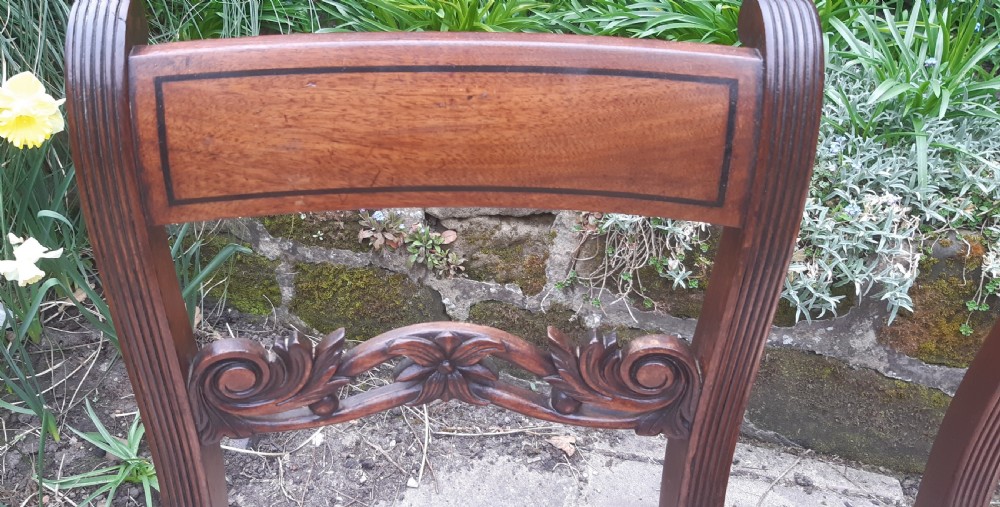 Set of Four Regency chairs View IV