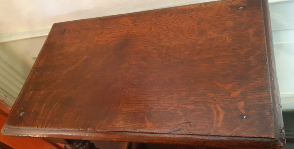 Oak joint stool  View VI