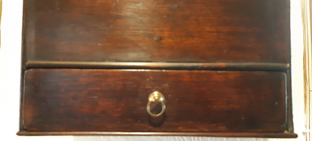 Georgian oak salt or candle box View VI