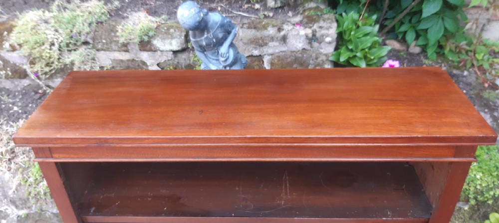 Open bookcase mahogany adjustable  View III