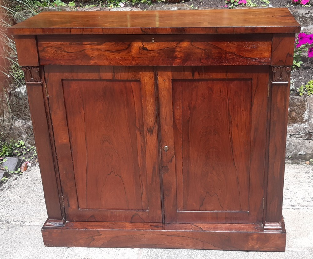 Rosewood side cabinet chiffonier 