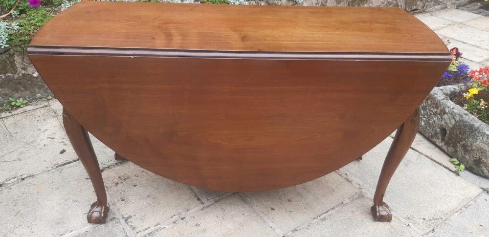 Superb Georgian drop leaf table  View XIII