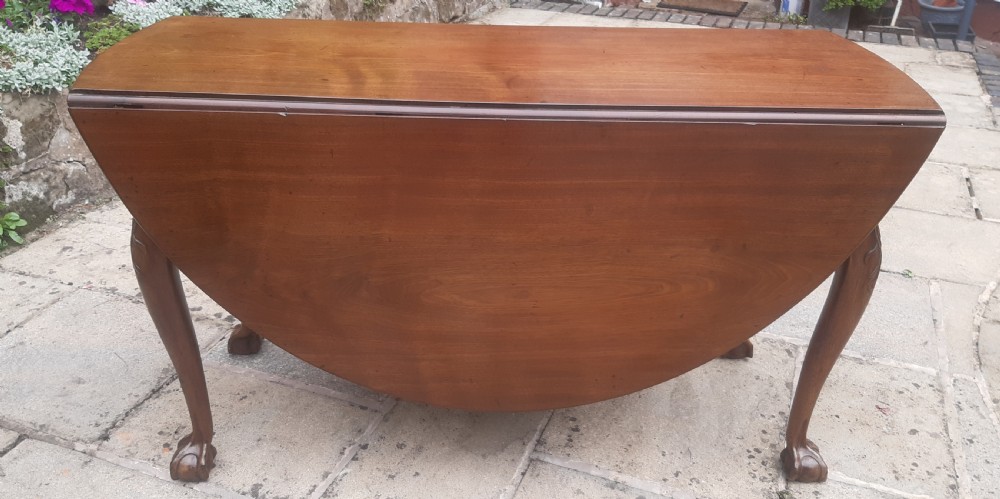 Superb Georgian drop leaf table  View XX