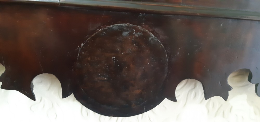 Georgian mahogany fretwork wall mirror View IV