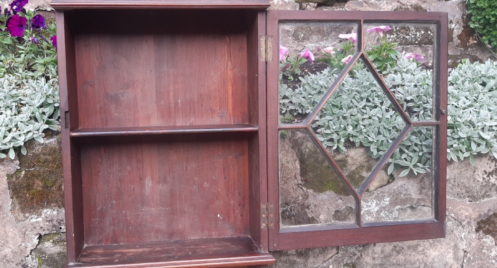 Super Edwardian display wall cabinet  View V