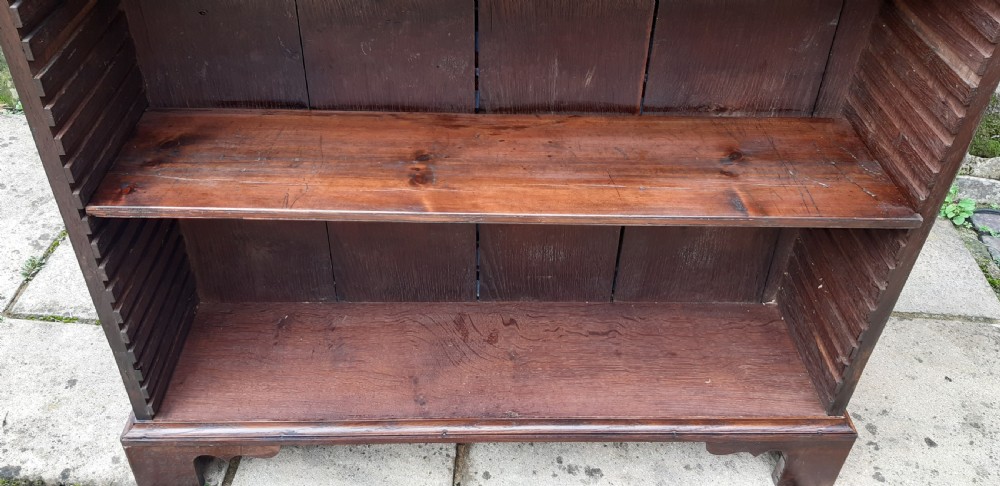 Georgian oak bookcase View VI