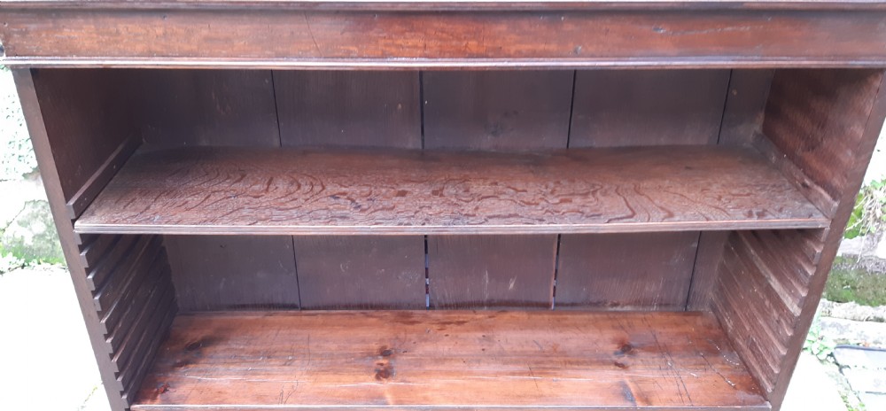 Georgian oak bookcase View IX