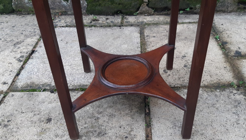 Small Mahogany bedside table View VII