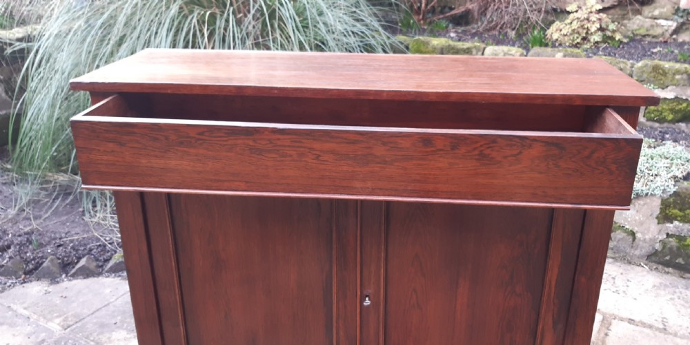 Large rosewood cupboard chiffonier side cabinet View VII