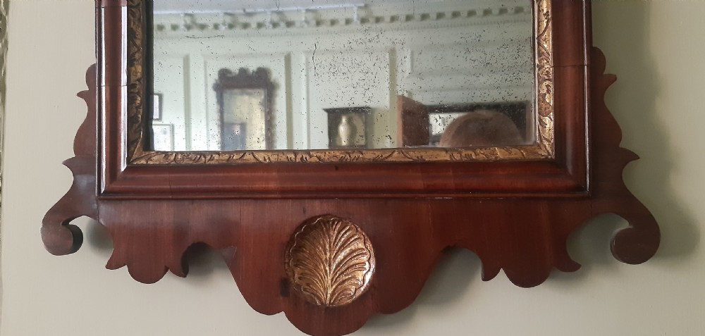 Georgian fret wall mirror Chippendale  View IV