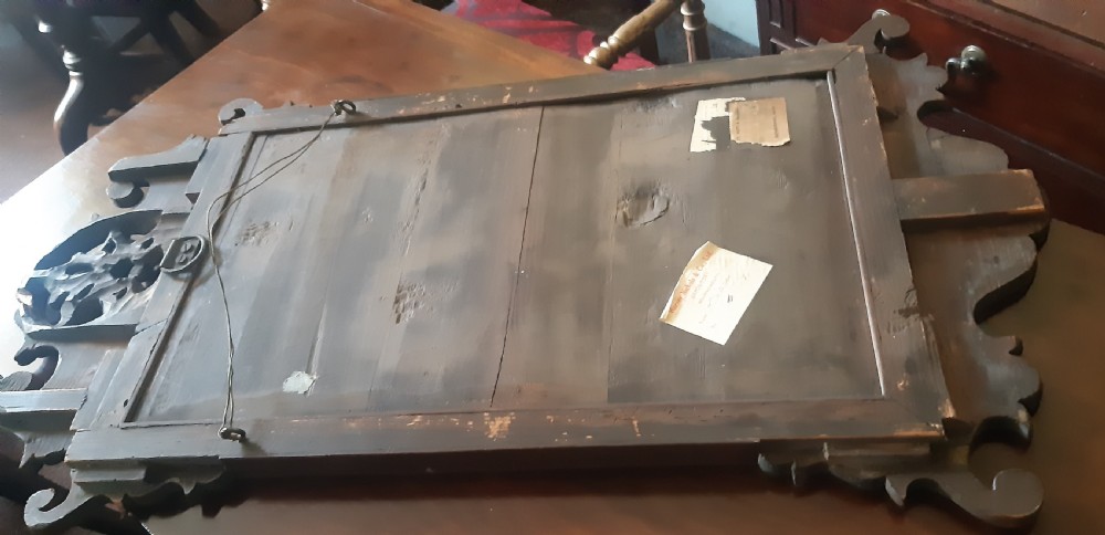 Georgian fret wall mirror Chippendale  View VII