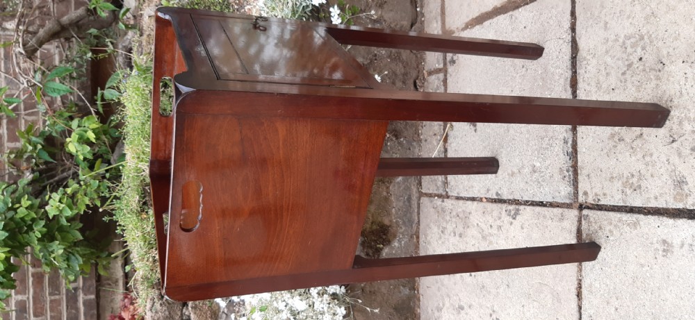 Georgian mahogany bedside pot cupboard  View V