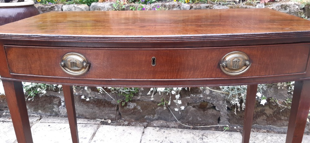 Georgian mahogany dressing side writing table View IV