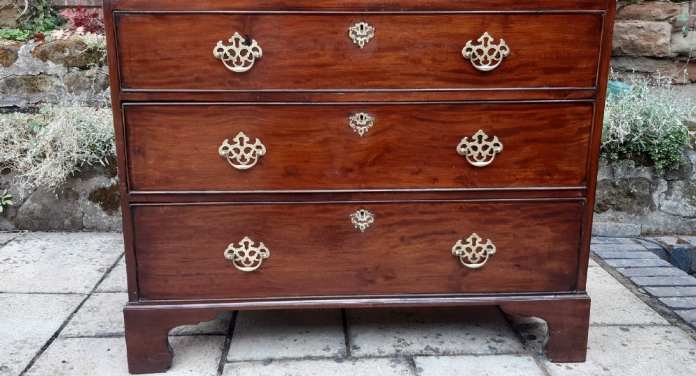 Super small chest on chest tallboy mahogany Georgian  View VIII