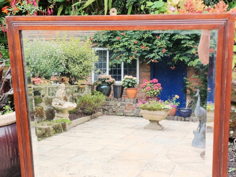 Mahogany wall mirror View II
