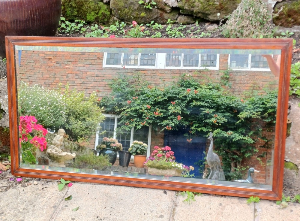 Mahogany wall mirror View III