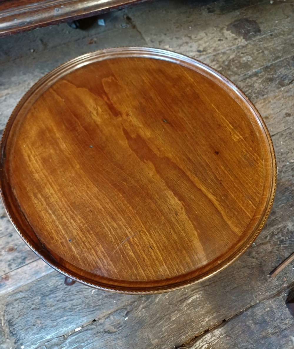 A really sweet Georgian low tripod table  View II