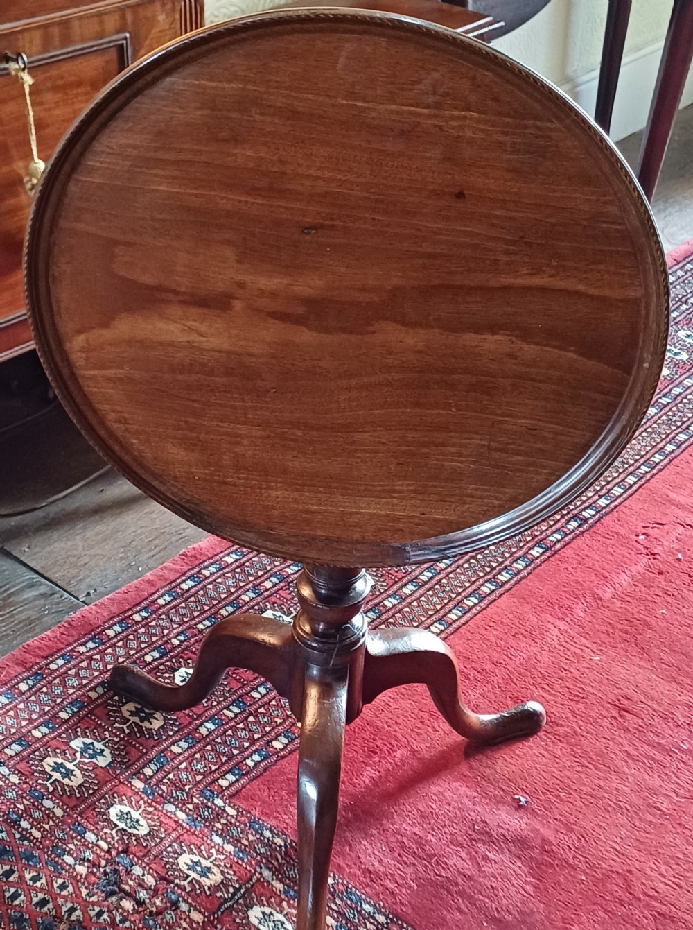 A really sweet Georgian low tripod table  View V