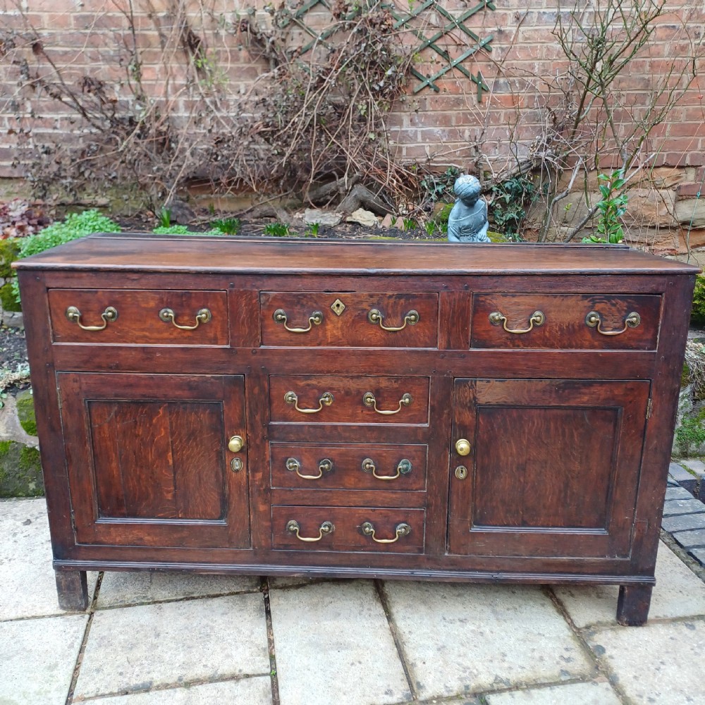 Oak dresser base 18th century 