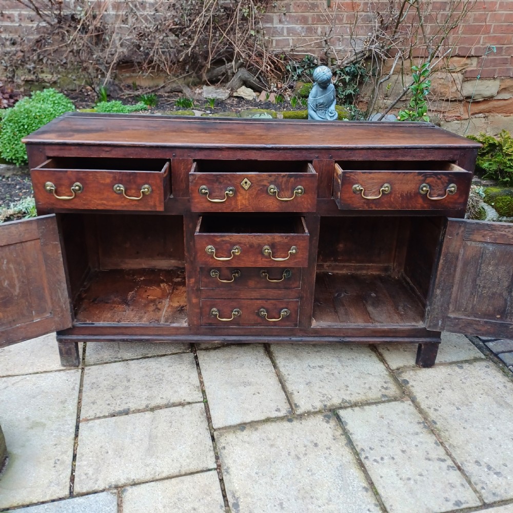 Oak dresser base 18th century  View II