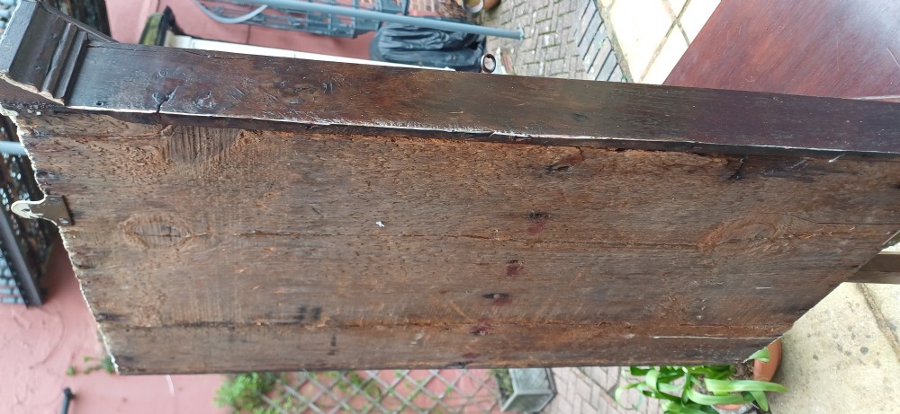 Georgian small  oak corner cupboard  View V