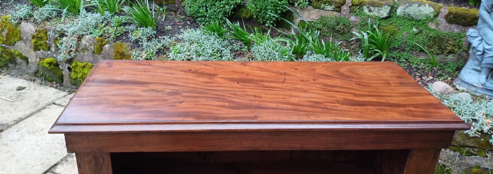 Small Mahogany bookcase Victorian  View VI