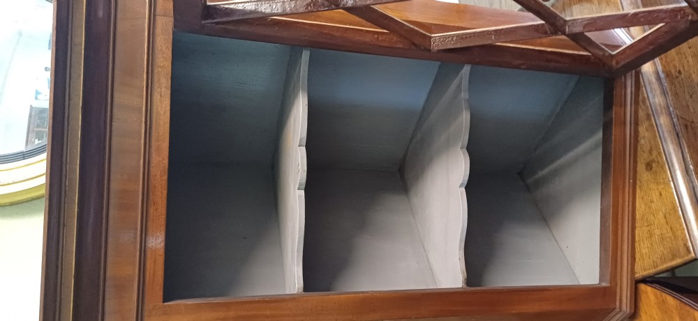 Delightful small glazed corner cupboard  View IV