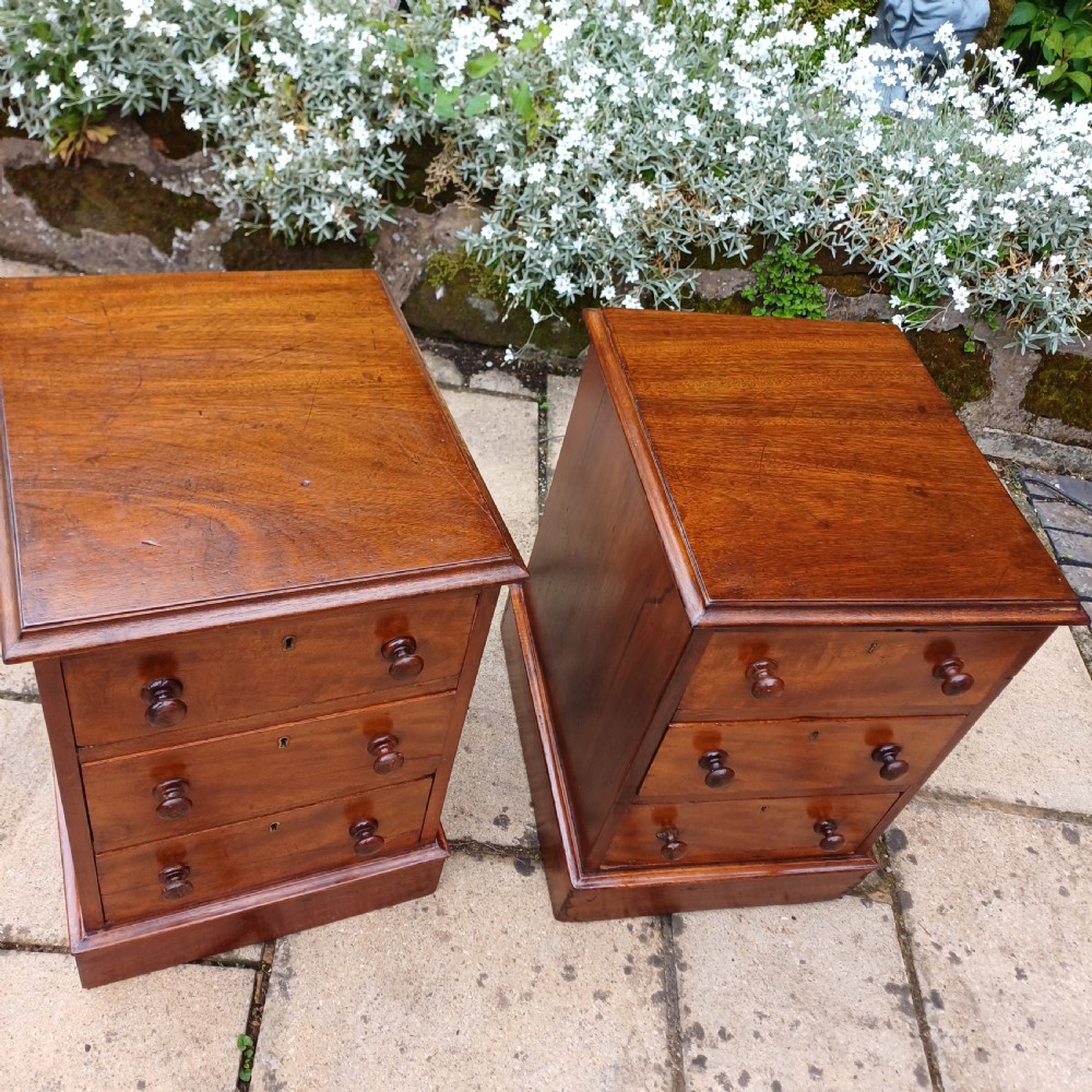 A pair of bedside drawers  View III