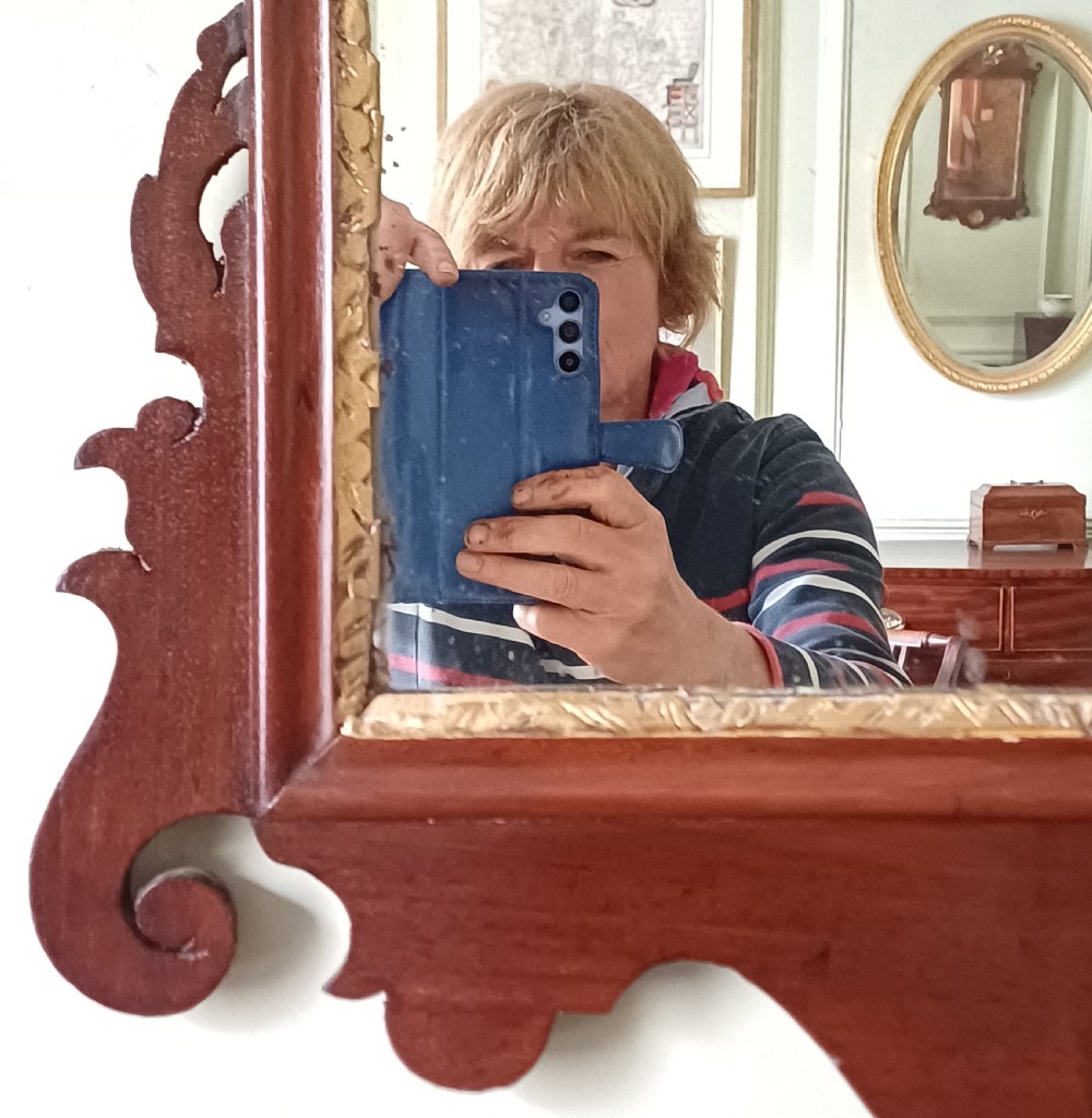 Georgian fret work wall mirror View V