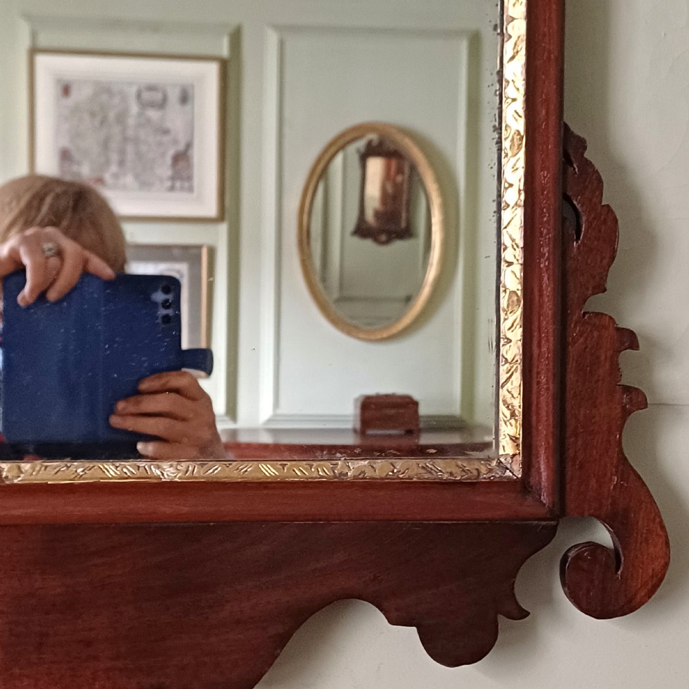 Georgian fret work wall mirror View VI