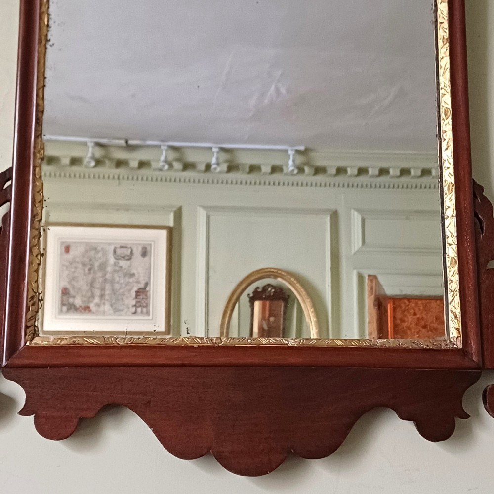 Georgian fret work wall mirror View VII