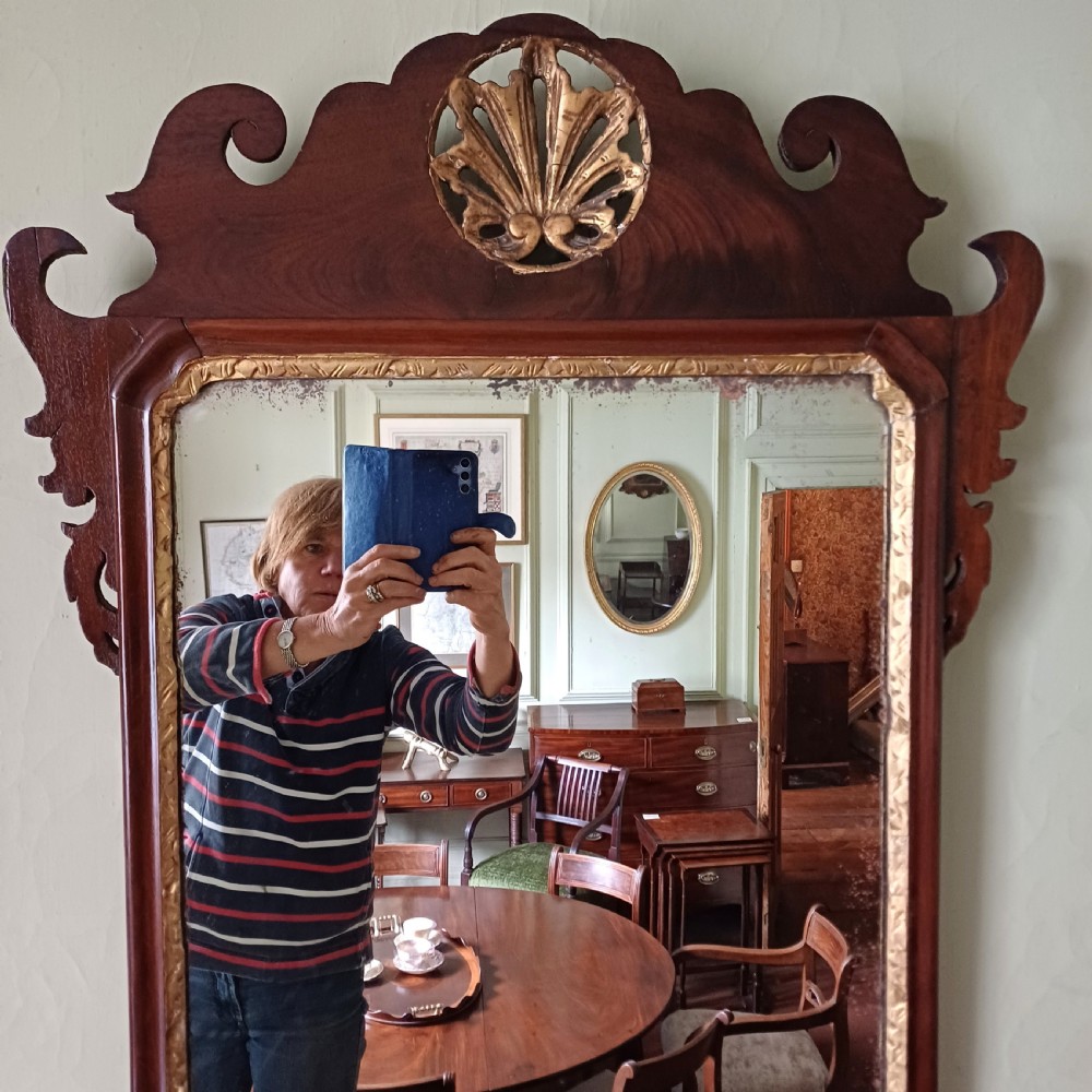 Georgian fret work wall mirror View VIII