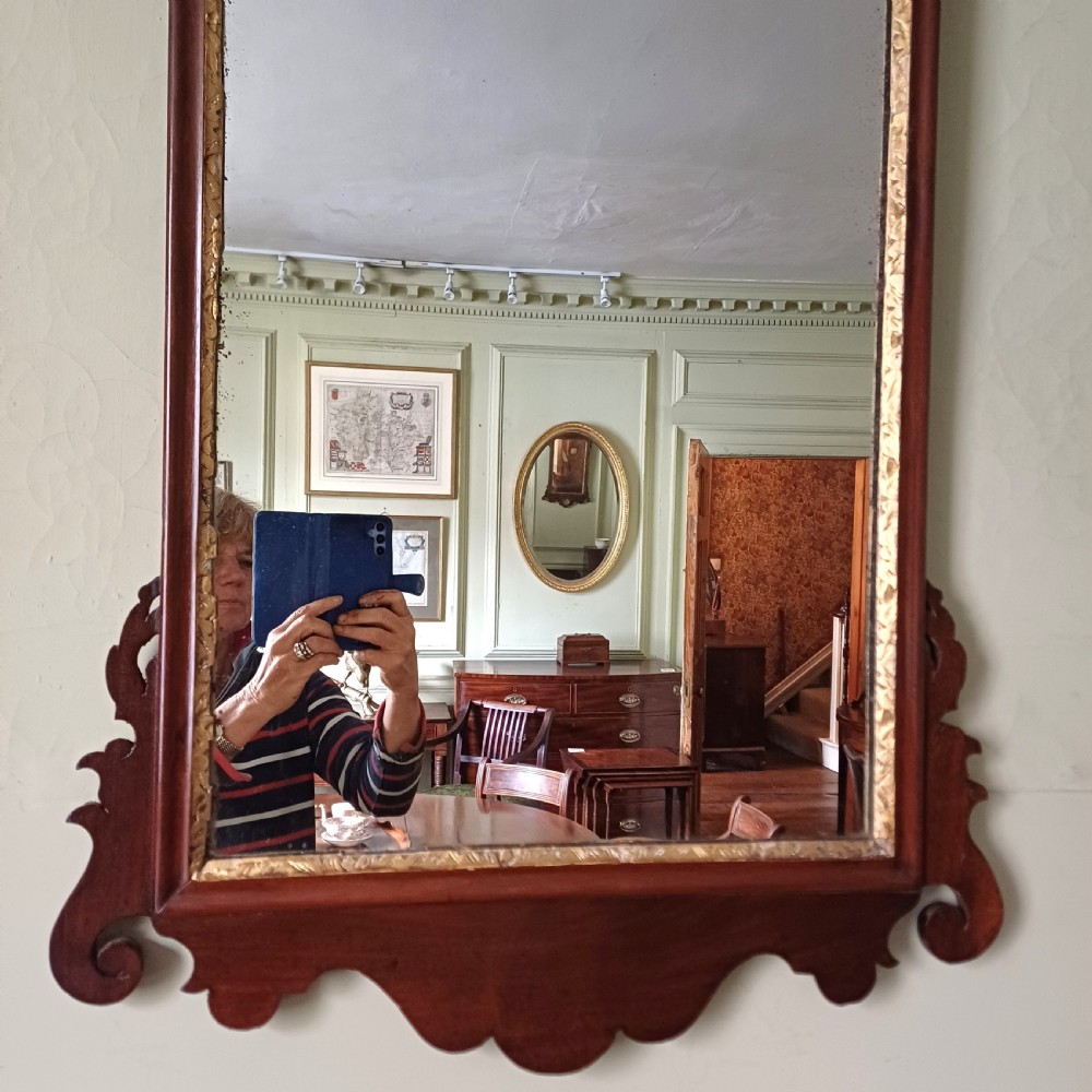 Georgian fret work wall mirror View IX