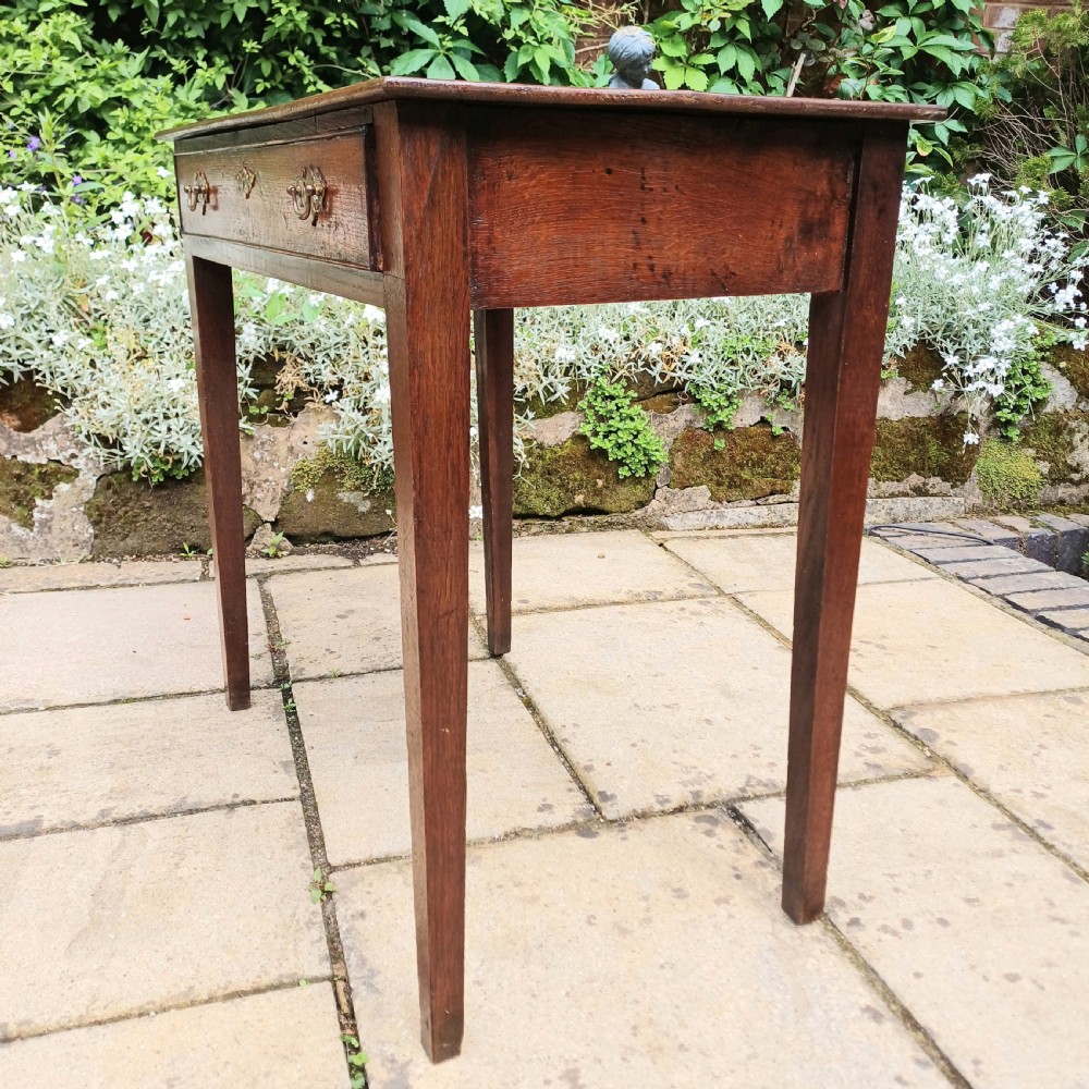 Georgian oak side table View X