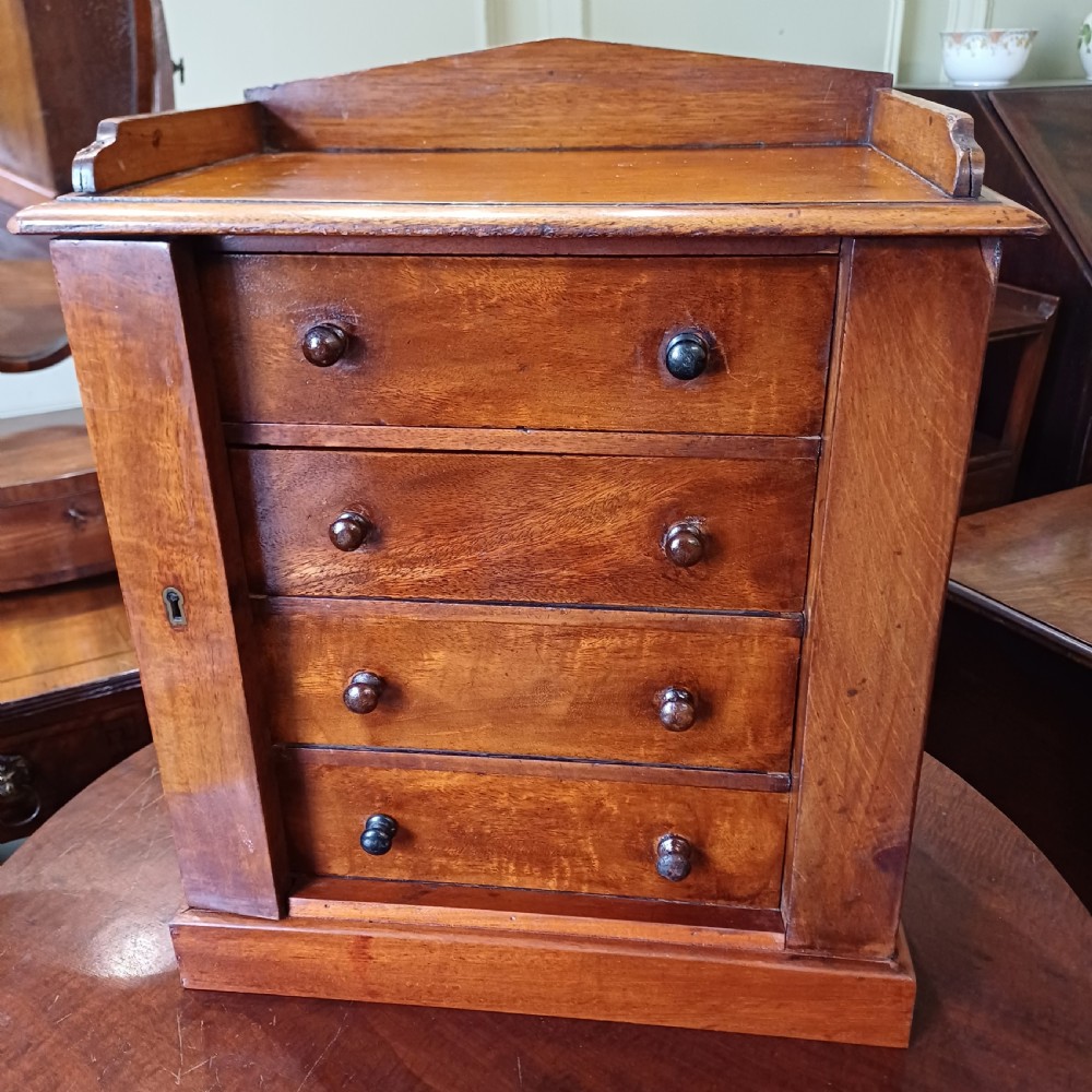 Minature wellington chest. Jewellery chest 