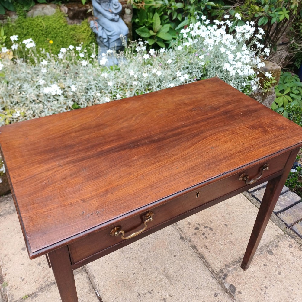 Georgian side writing table View VII
