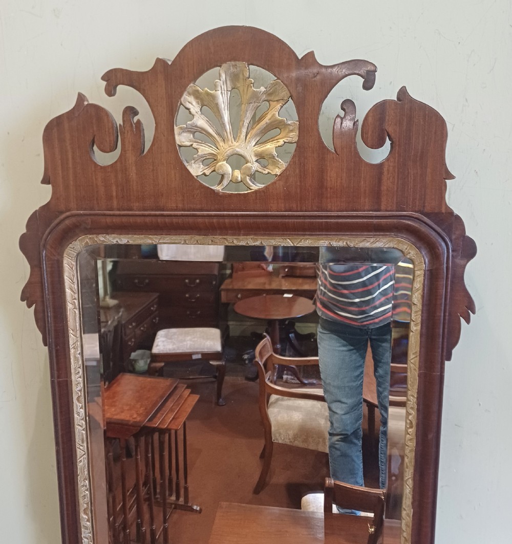 Georgian fret chippendale wall mirror  View III