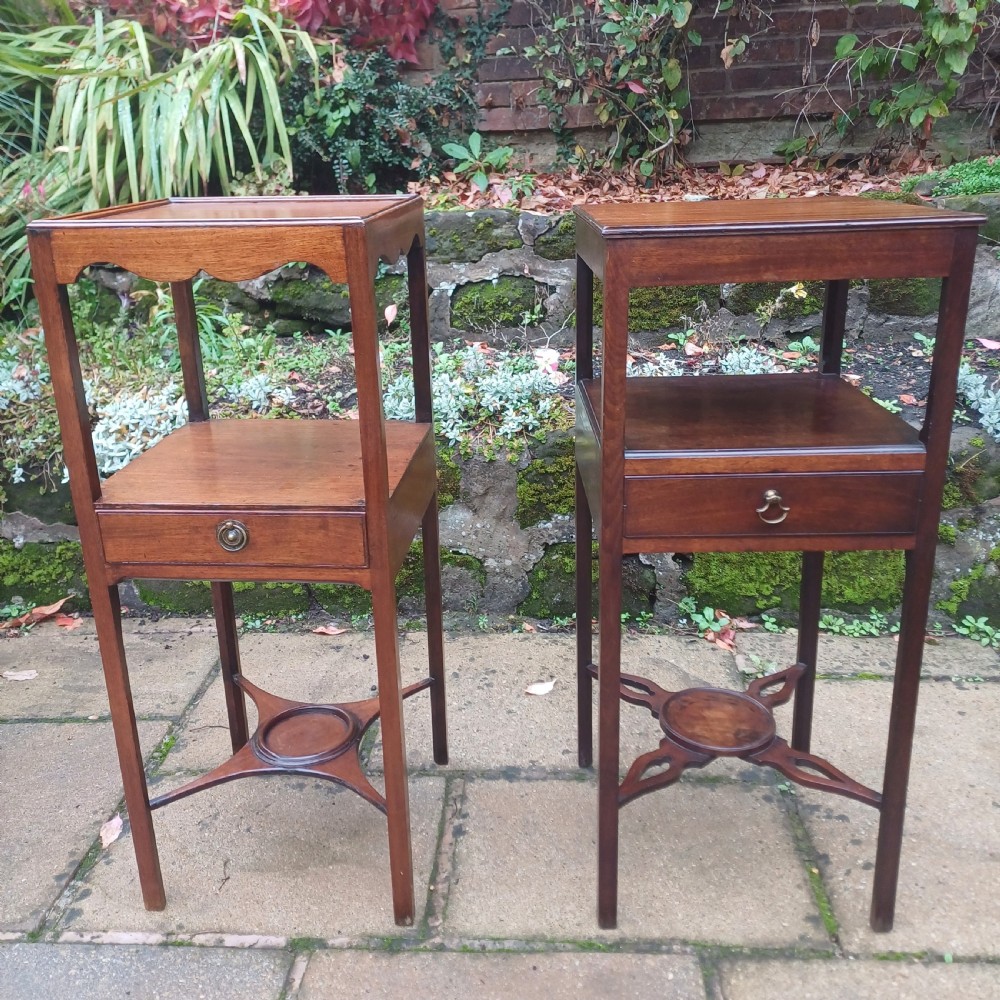 Georgian bedside tables