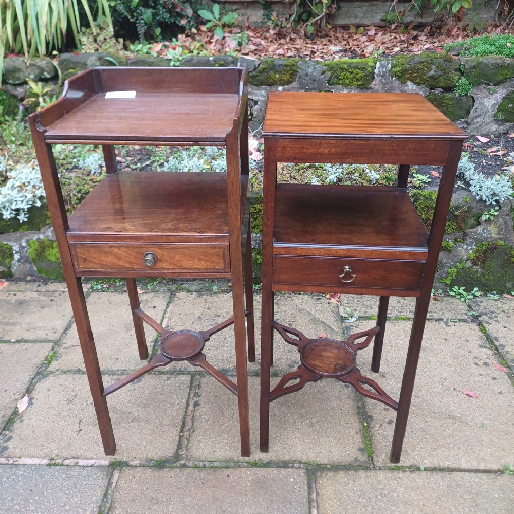 Georgian bedside tables View XVII