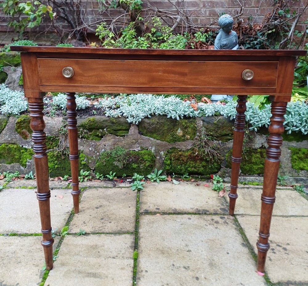 Mahogany side  table Georgian Regency View VI